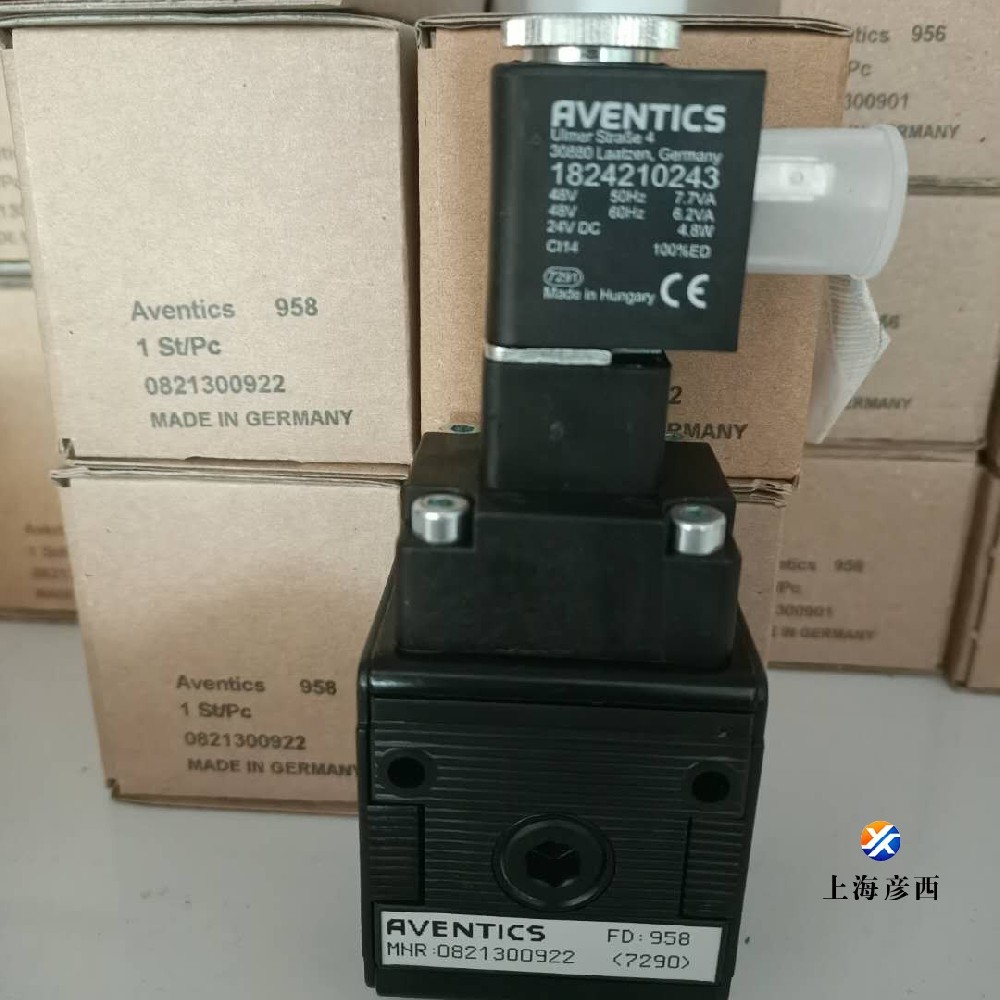 0821300922Aventics二位三通換向閥電氣操作