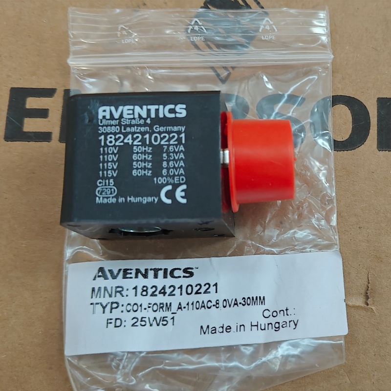 AVENTICS線圈1824210221-110AC-8,0VA-30mm